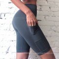 Women Quick Dry Fitness Gym Running Wear short yoga pants pockets